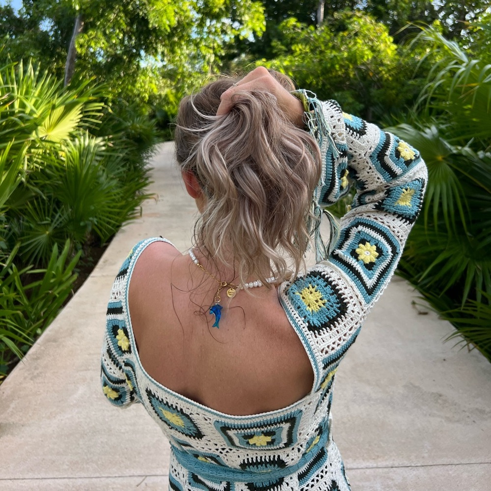 crochet Maxi Dress - Picture 7 of 7